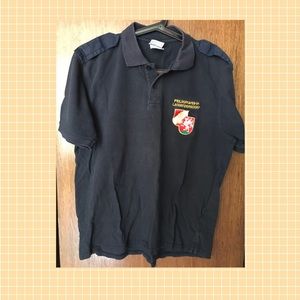 🔥SOLD🔥Men’s Black firefighter polo shirt size M